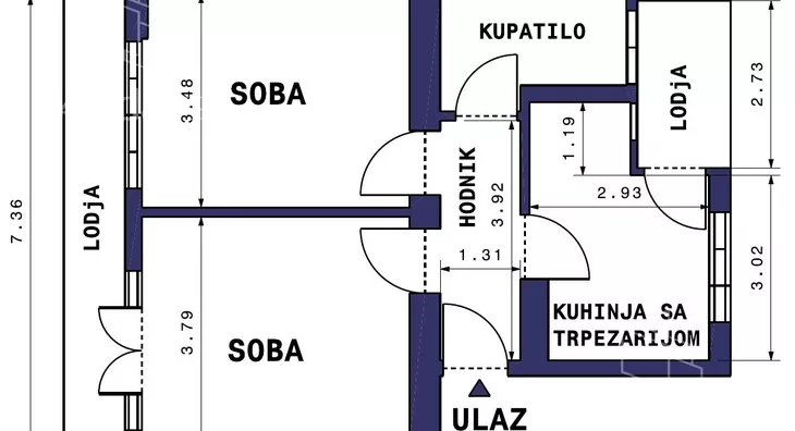 Dvosoban stan | 4zida