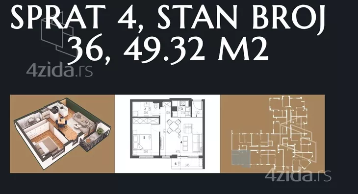 Dvosoban stan | 4zida