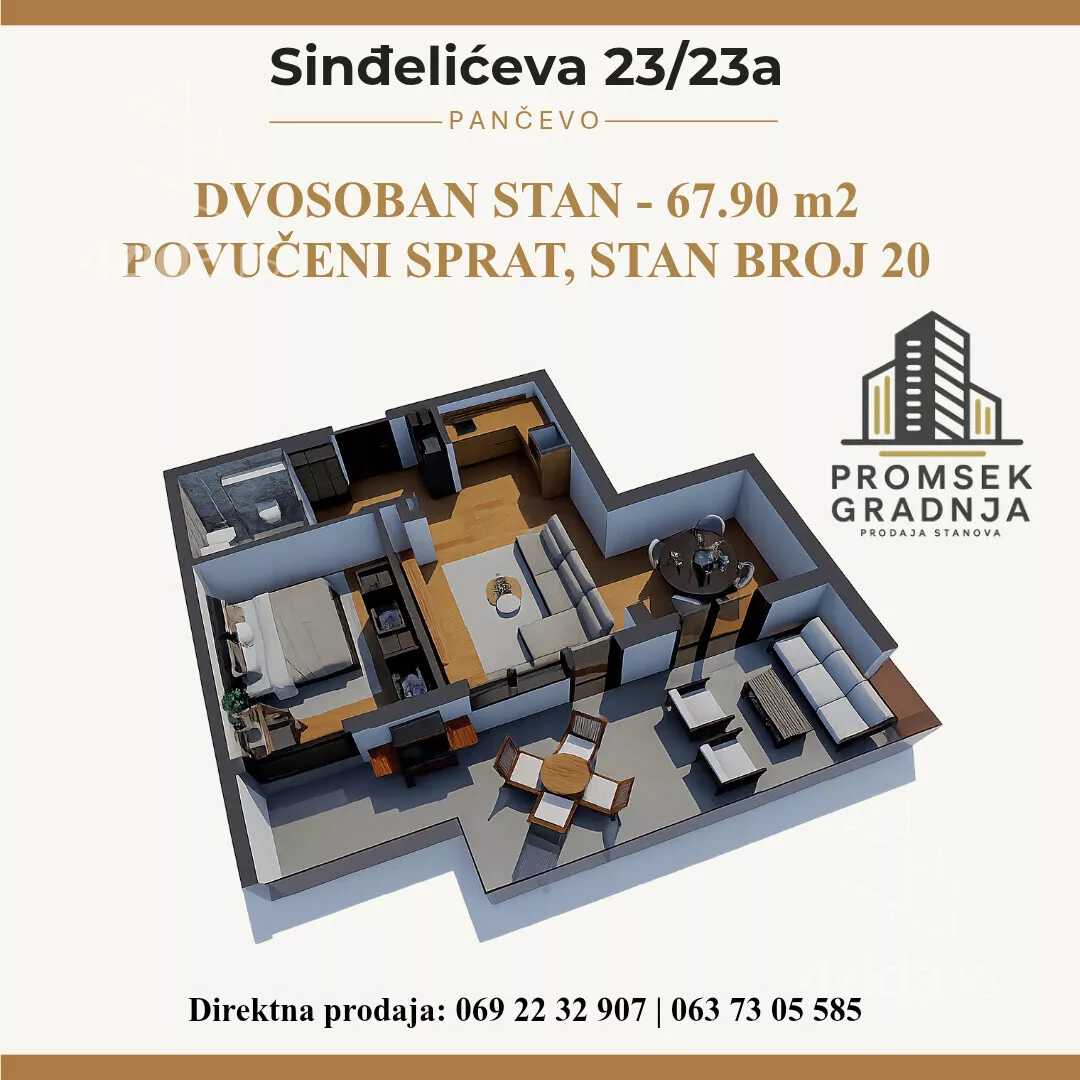 Dvosoban stan | 4zida