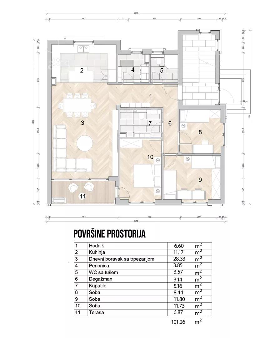 Četvorosoban stan | 4zida