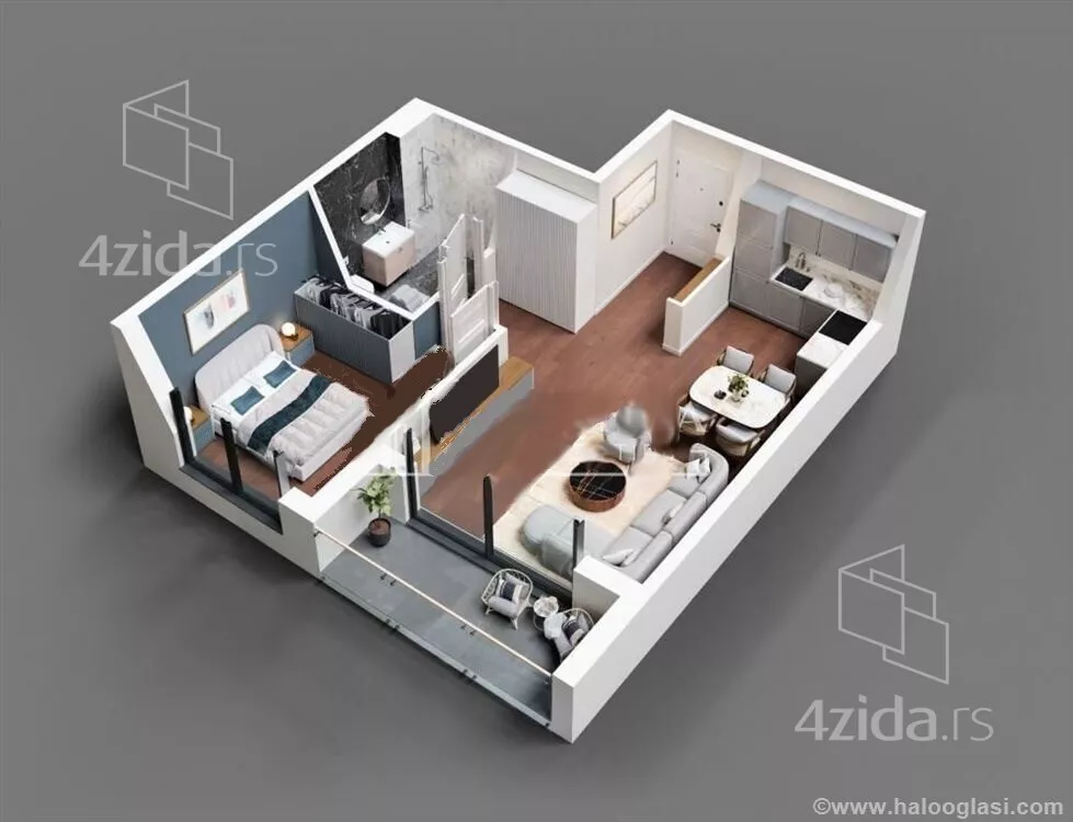 Dvosoban stan | 4zida