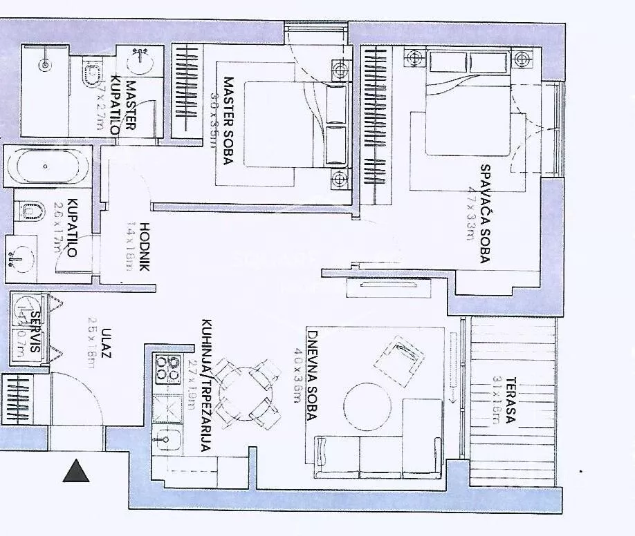Trosoban stan | 4zida
