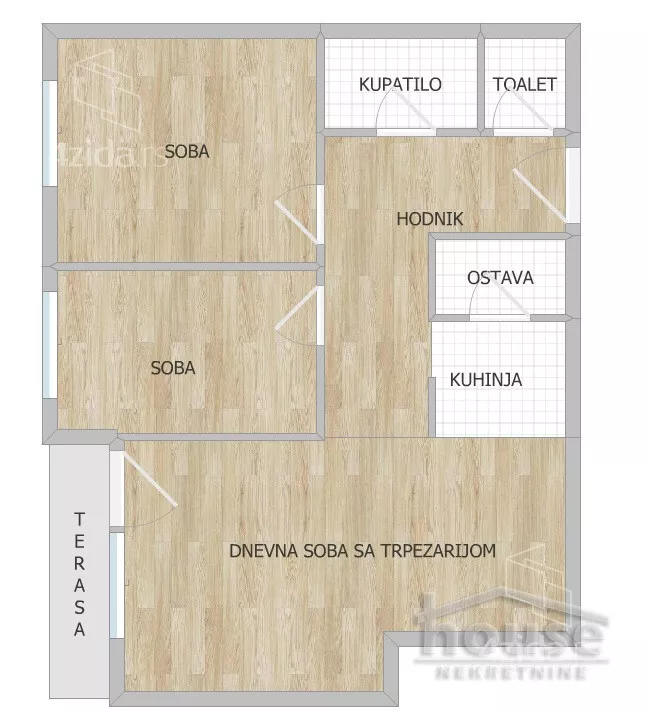 Trosoban stan | 4zida
