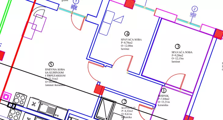 Dvosoban stan | 4zida