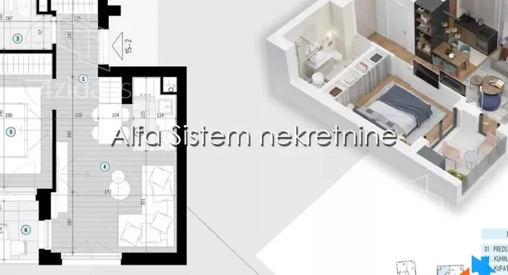 Dvosoban stan | 4zida