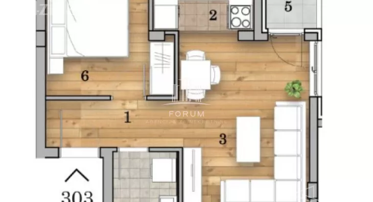 Dvosoban stan | 4zida