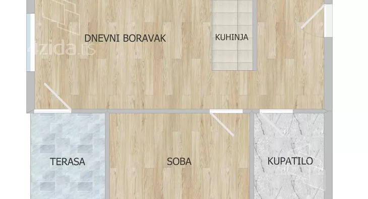 Dvosoban stan | 4zida