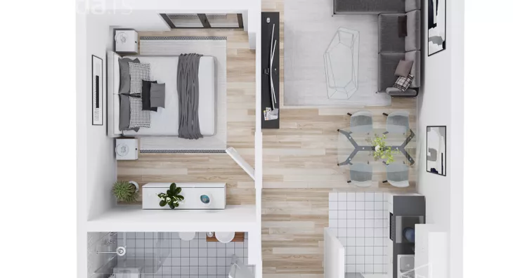 Jednoiposoban stan | 4zida