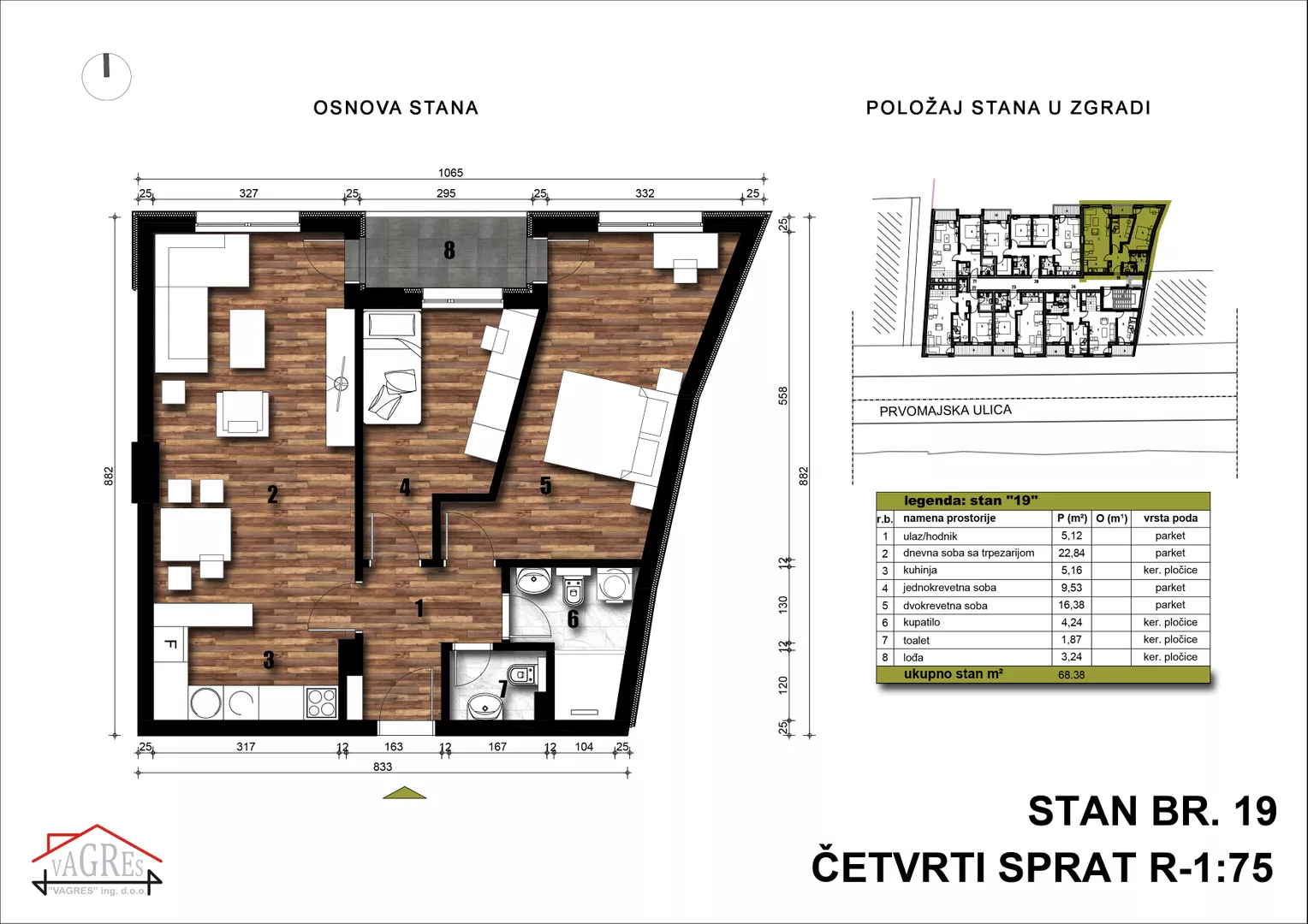 Dvoiposoban stan | 4zida