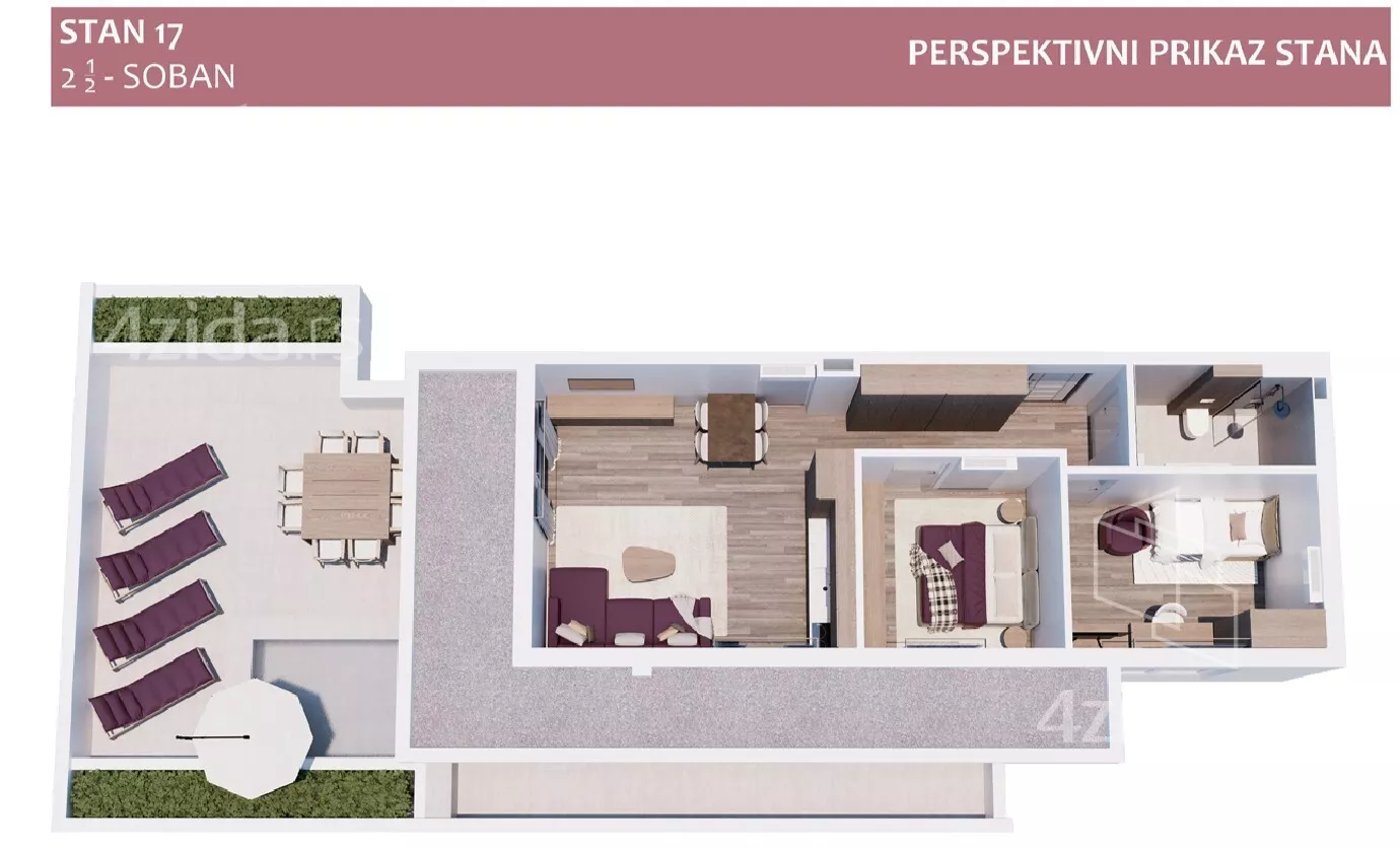 Dvoiposoban stan | 4zida