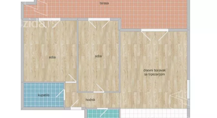 Trosoban stan | 4zida