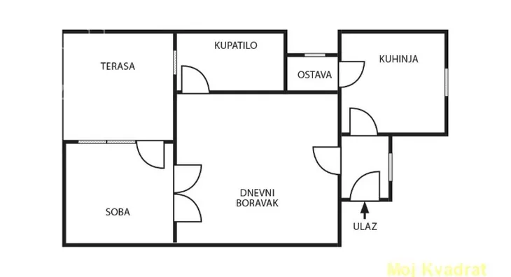 Jednoiposoban stan | 4zida