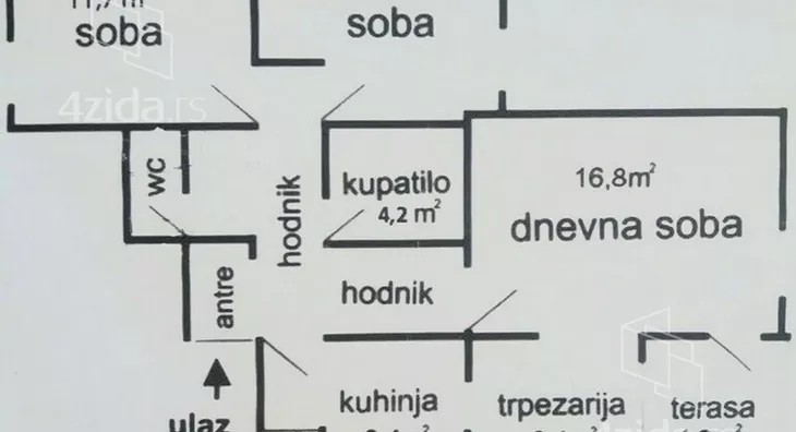 Trosoban stan | 4zida