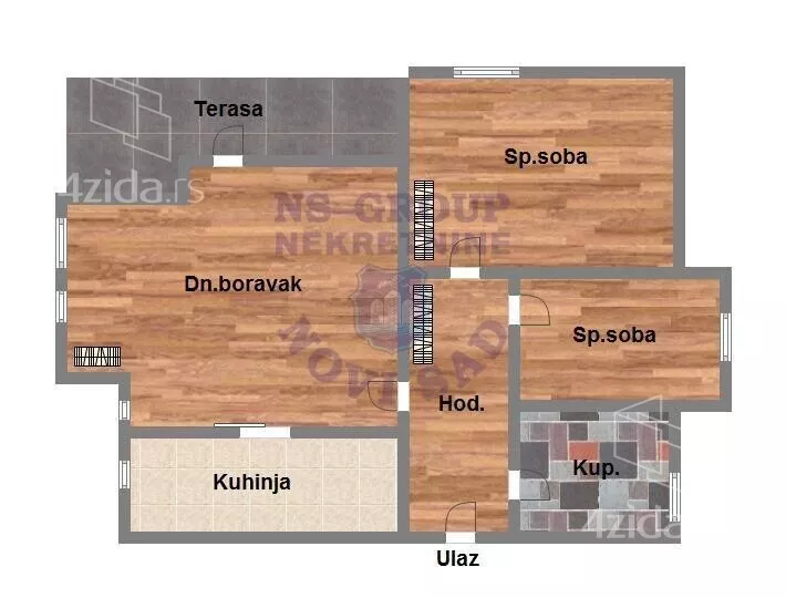 Troiposoban stan | 4zida