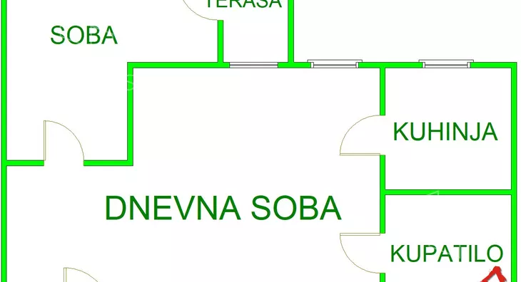 Jednoiposoban stan | 4zida