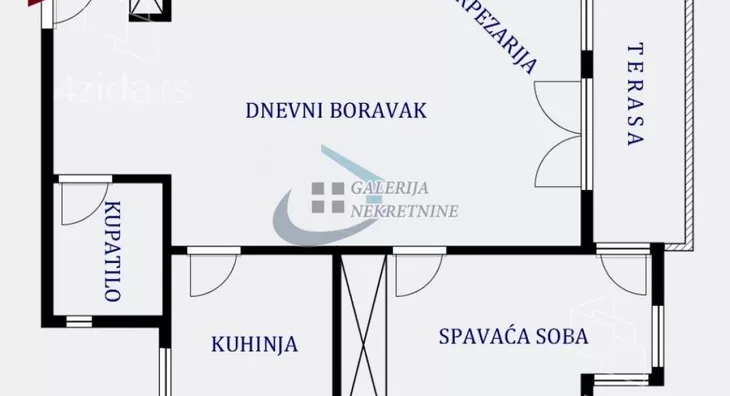 Dvosoban stan | 4zida