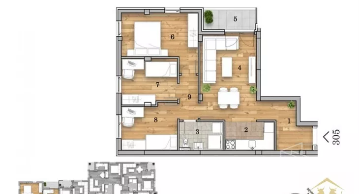 Četvorosoban stan | 4zida