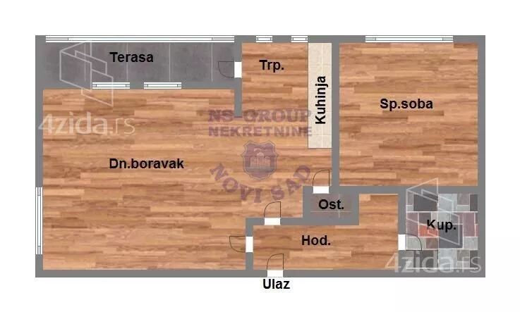 Dvosoban stan | 4zida