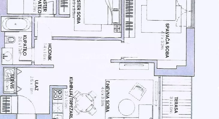 Trosoban stan | 4zida