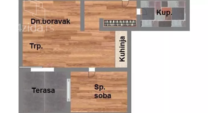 Jednoiposoban stan | 4zida