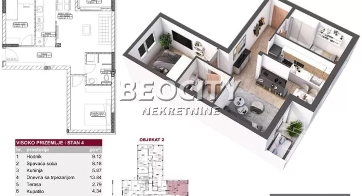 Trosoban stan | 4zida