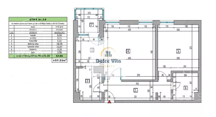 Dvosoban stan | 4zida