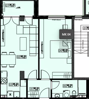 Dvosoban stan | 4zida