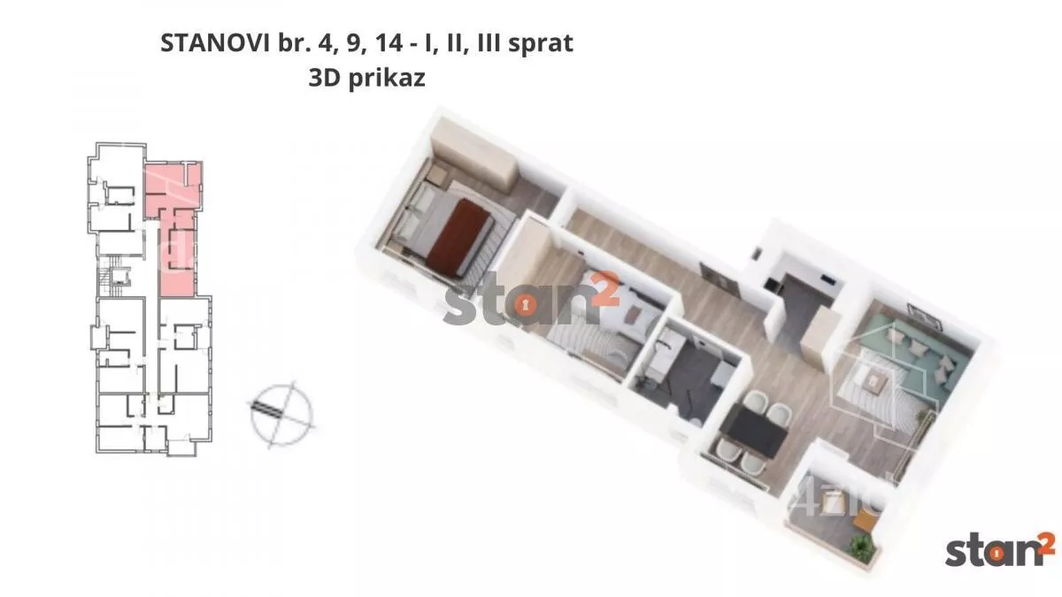 Dvoiposoban stan | 4zida