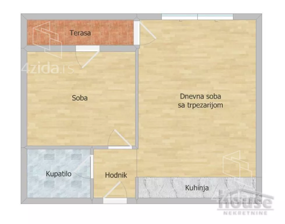 Dvosoban stan | 4zida