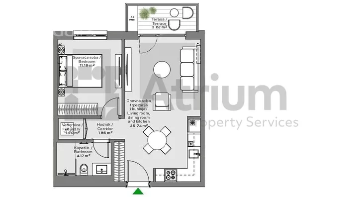 Dvosoban stan | 4zida