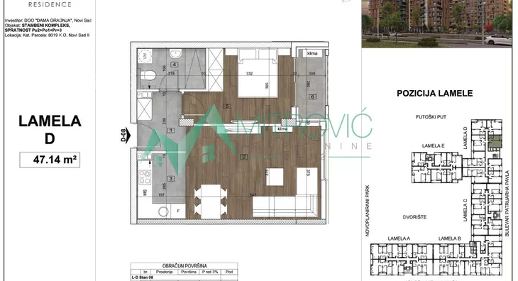 Dvosoban stan | 4zida