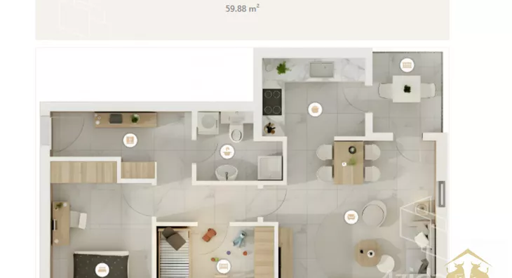 Trosoban stan | 4zida