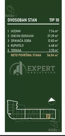 Dvosoban stan | 4zida