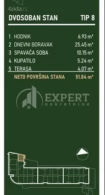 Dvosoban stan | 4zida