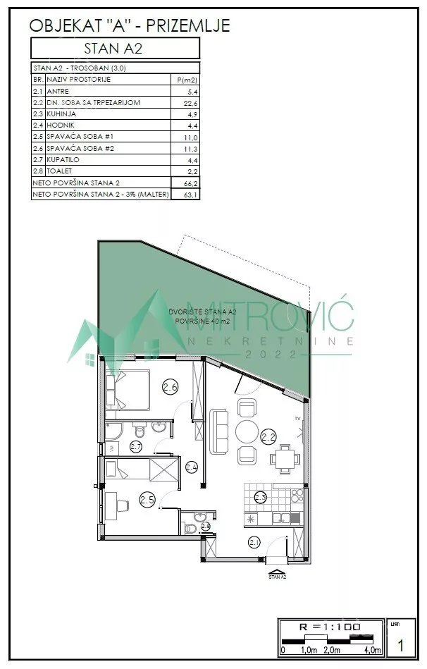Trosoban stan | 4zida