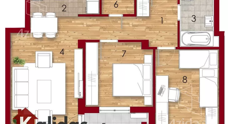 Dvoiposoban stan | 4zida