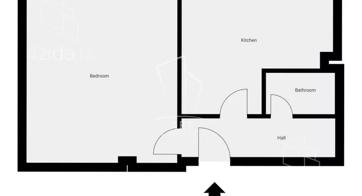 Jednosoban stan | 4zida