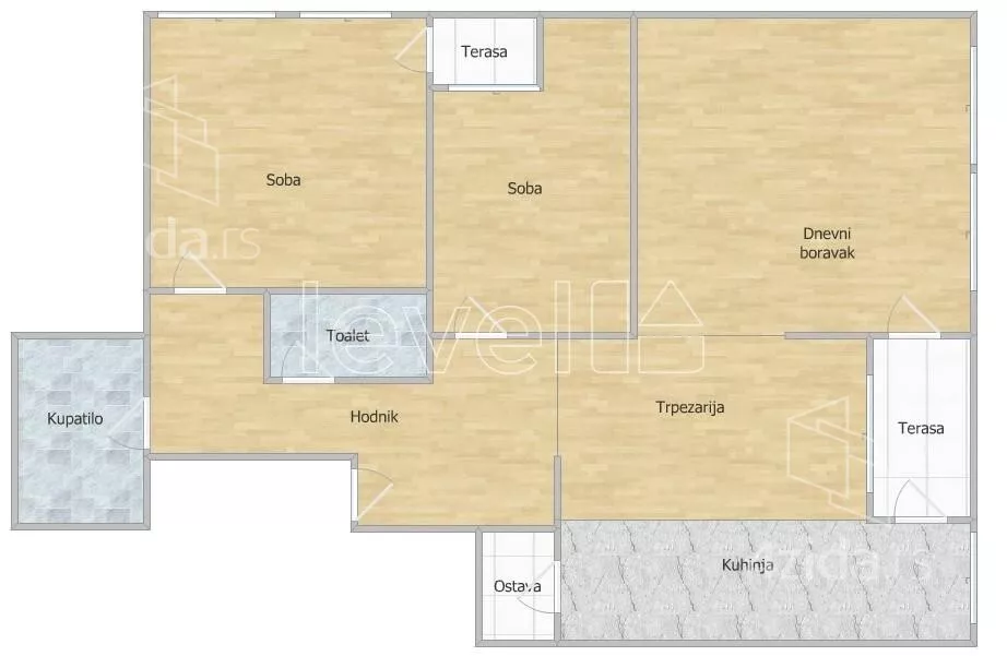 Trosoban stan | 4zida
