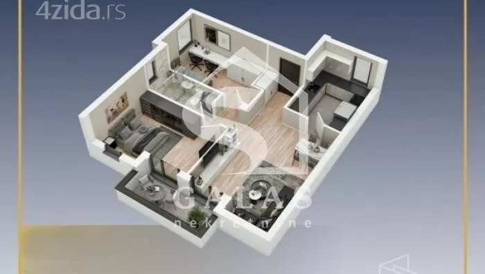 Trosoban stan | 4zida