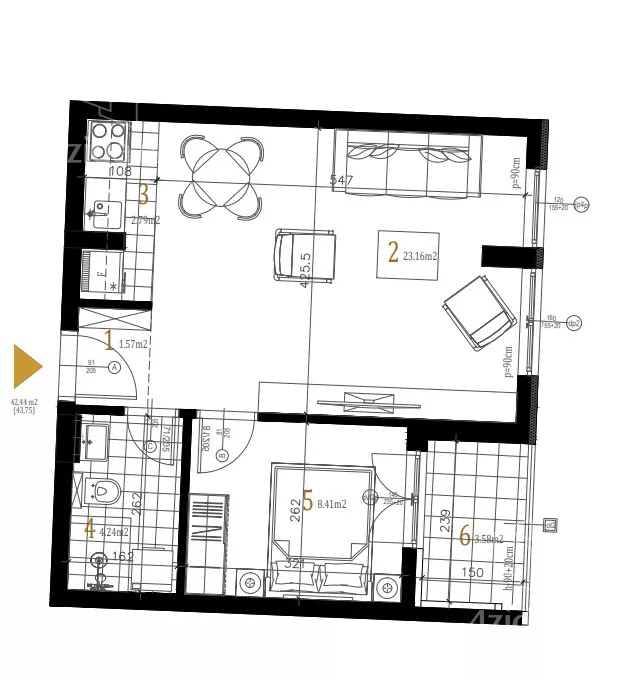 Dvosoban stan | 4zida