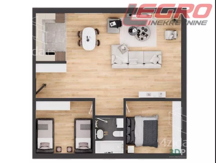 Trosoban stan | 4zida