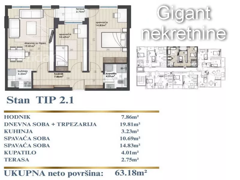 Dvoiposoban stan | 4zida