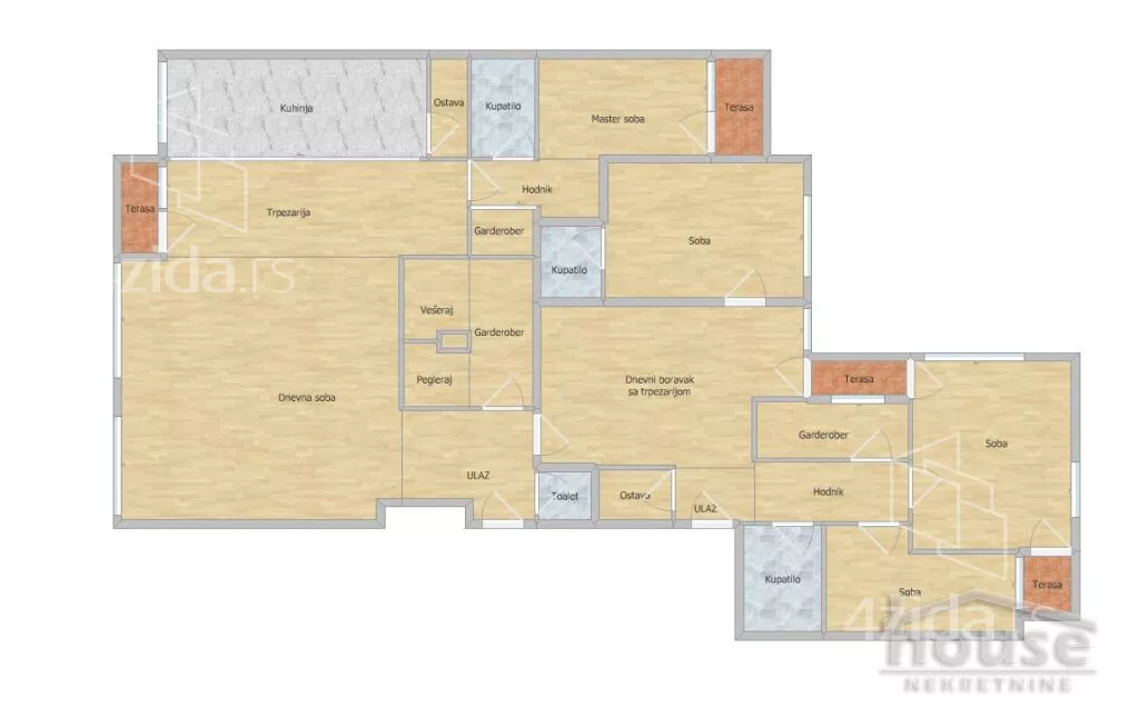 Šestosoban stan | 4zida