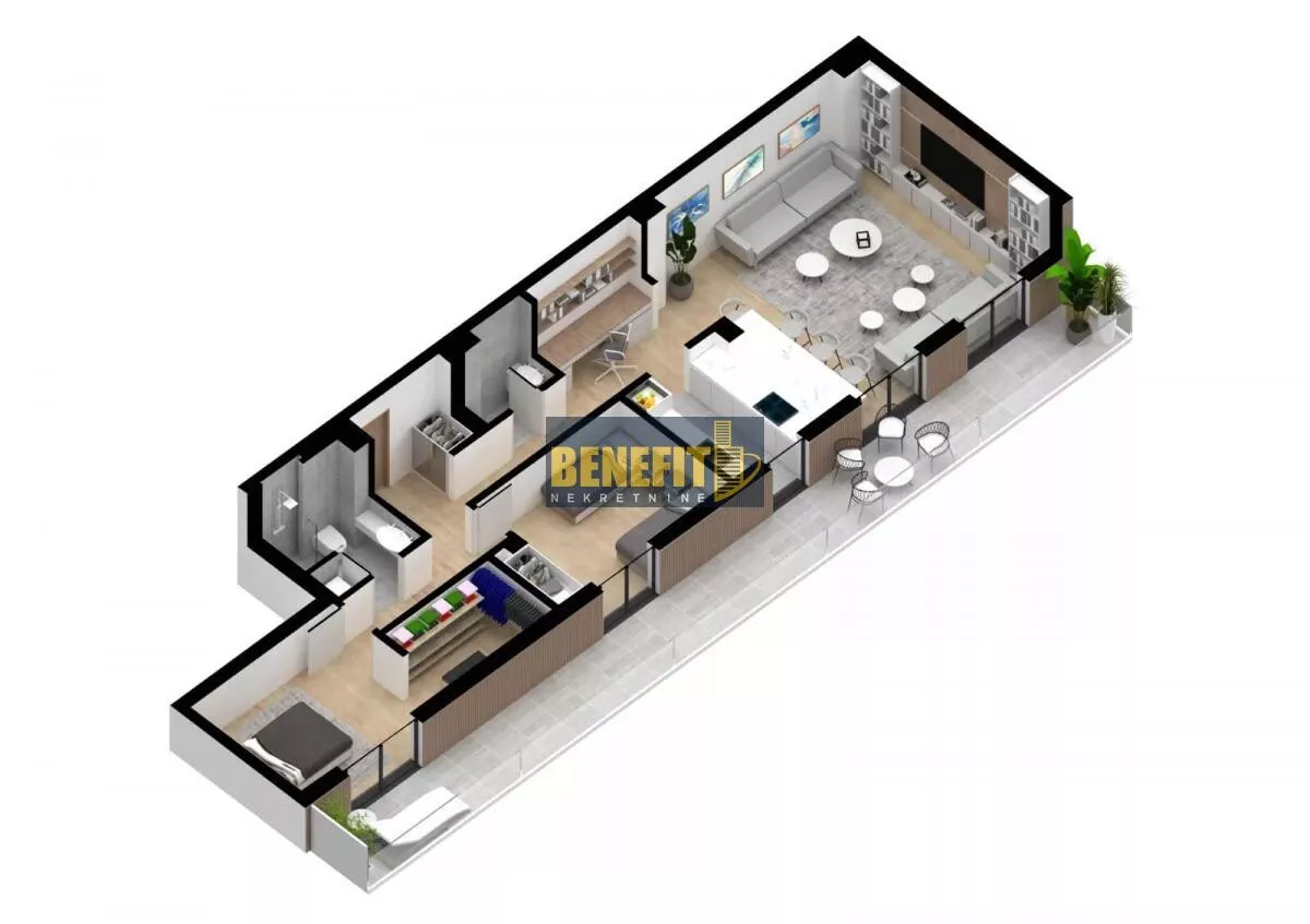 Trosoban stan | 4zida