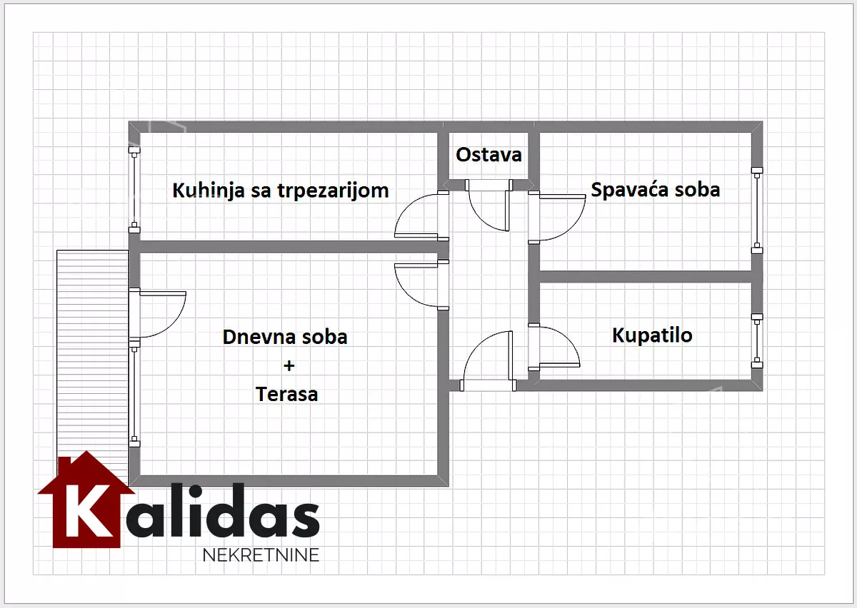 Dvosoban stan | 4zida