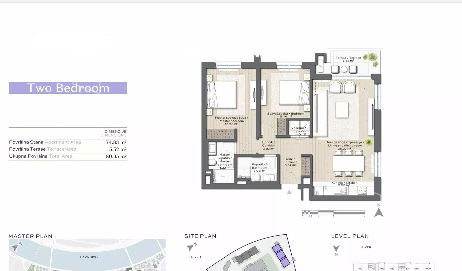 Trosoban stan | 4zida