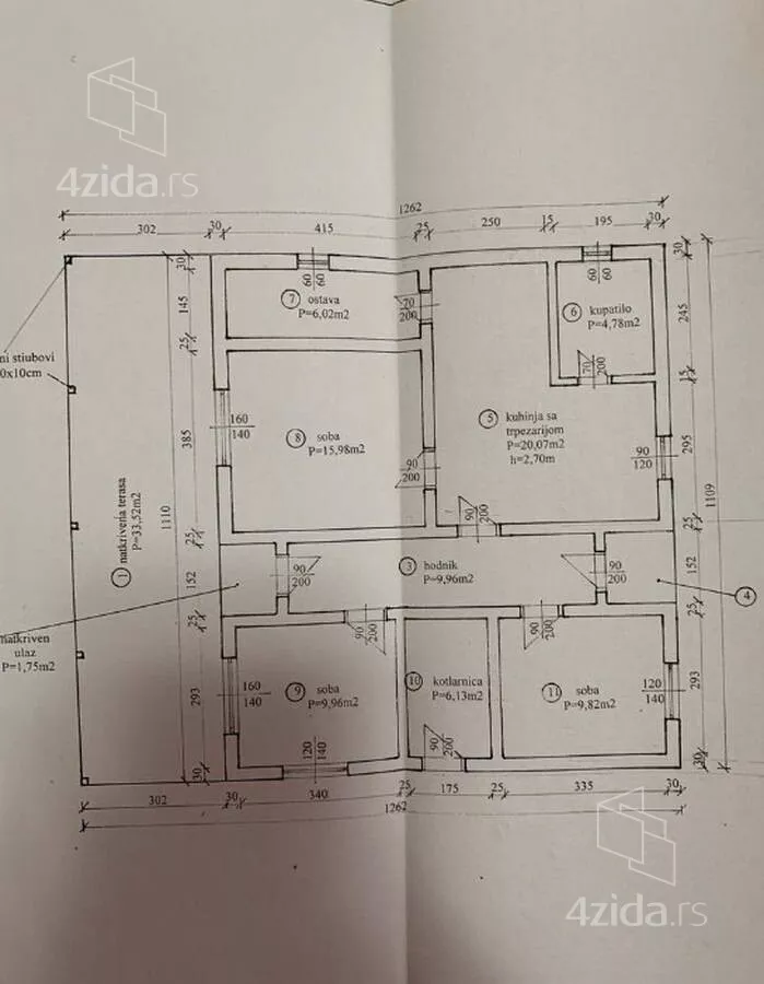 1-etažna kuća | 4zida