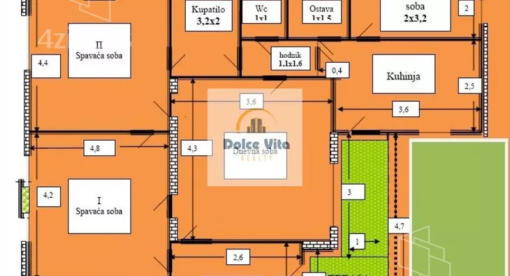 Troiposoban stan | 4zida