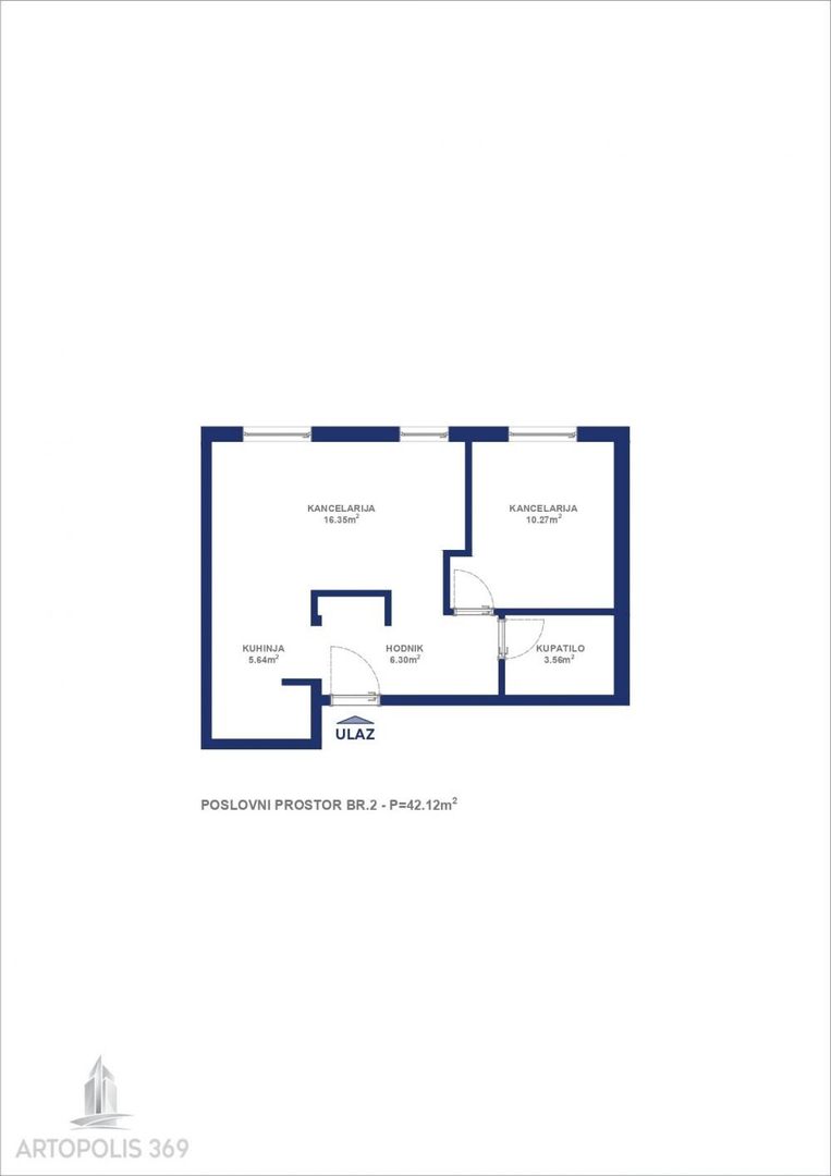 Διαμέρισμα, 42 m²