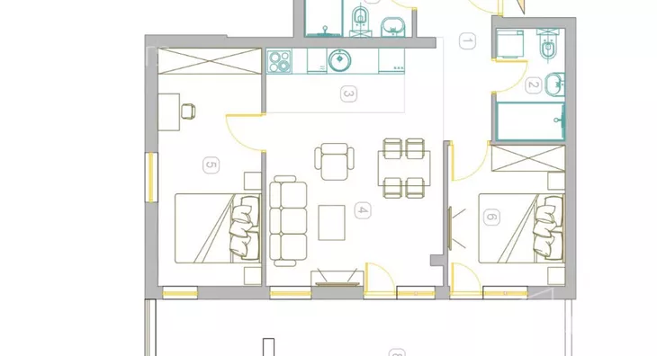 Trosoban stan | 4zida